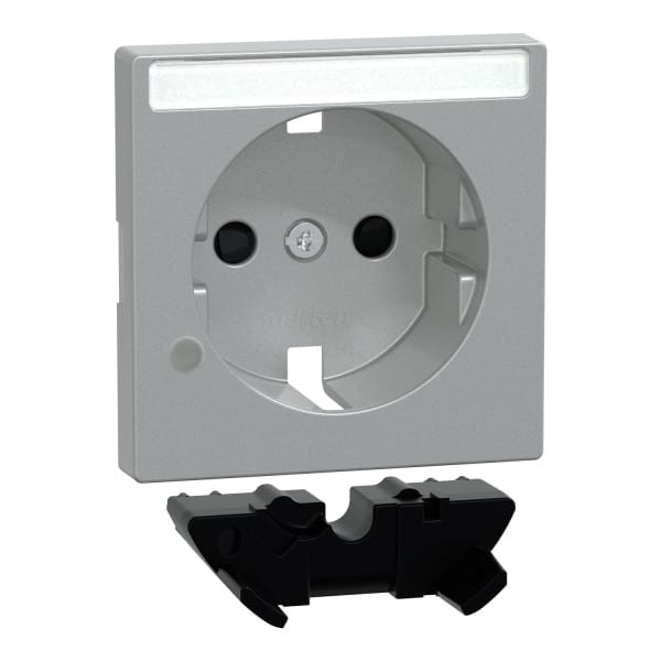 MERTEN - Erweiterungsset Kontrolllicht für SCHUKO-Steckdosen, aluminium, System M