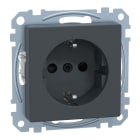 MERTEN - SCHUKO-Steckdose, BRS, Schraub-Liftklemmen, anthrazit, System M
