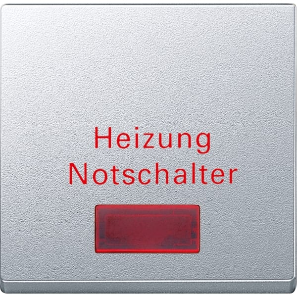 MERTEN - Wippe für Heizungs-Notschalter, aluminium, System M