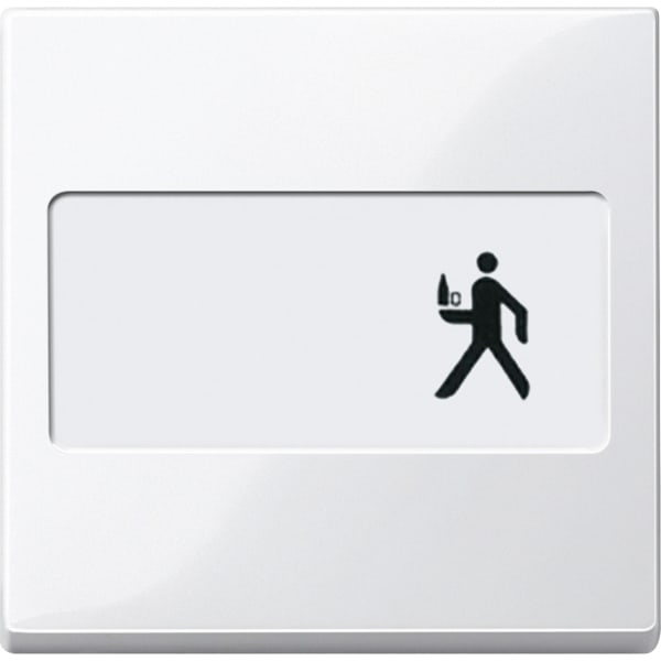 SCHNEIDER ELECTRIC - Wippe mit Schriftfeld, polarweiß glänzend, System M