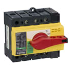 SCHNEIDER ELECTRIC - Lasttrennsch. INS40,3P, 40A/690V AC/250V DC,Drehantrieb rot/Grund gelb