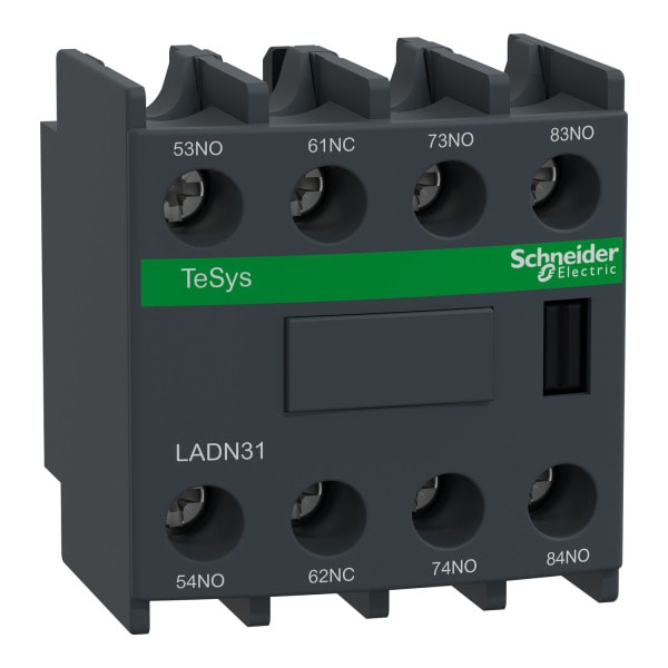 SCHNEIDER ELECTRIC - Hilfsschalterblock, 3S+1Ö, Schraubanschluss