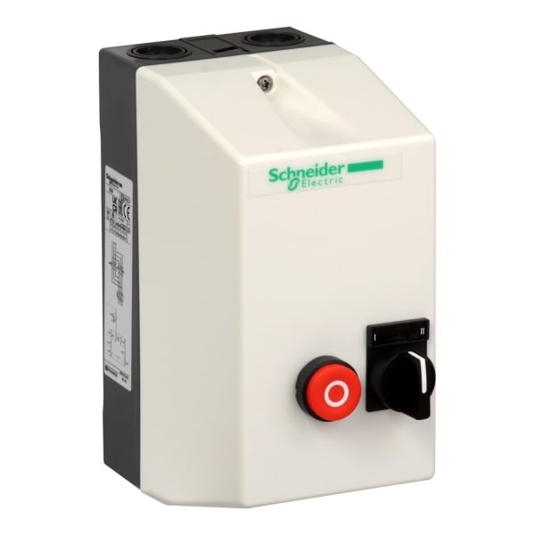 SCHNEIDER ELECTRIC - Motorstarter LE2-D, IP 657 , 4kW, 2 Drehr., Tasten <-/->/0, Sp. 230VAC