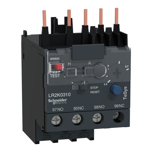 SCHNEIDER ELECTRIC - Motorschutzrelais, 2,6-3,7A, 1S+1Ö, Klasse 10A