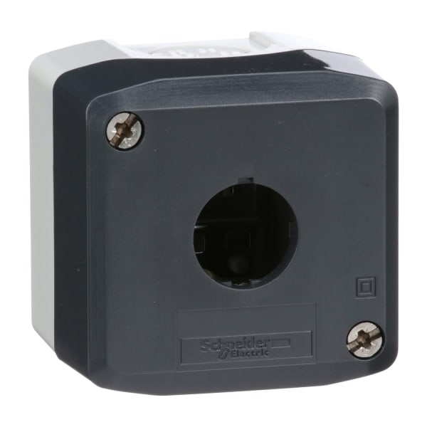 SCHNEIDER ELECTRIC - Leergehäuse, Harmony XALD, Kunststoff, dunkelgrau, 1 Bohrung, 22mm