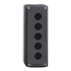 SCHNEIDER ELECTRIC - Leergehäuse, Harmony XALD, Kunststoff, dunkelgrau, 5 Bohrungen, 22mm