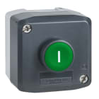 SCHNEIDER ELECTRIC - Aufbaugehäuse XALD, Kstst, dgr, 1 Drucktaster, grün, I, 1S+1Ö