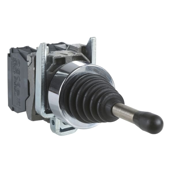 SCHNEIDER ELECTRIC - Joystick, XB4, Metall, 22mm, sw, 2 Richtungen+S, 1-stufig, rastend, o.Rückz.