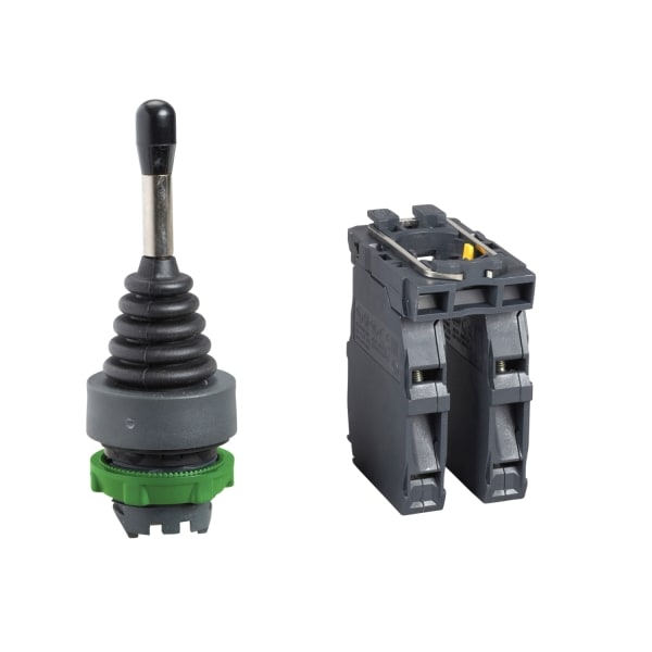 SCHNEIDER ELECTRIC - Joystick, 4 Richtungen Ø 22, 5 Stellungen, m. Rückzug Nullstellung, 1S