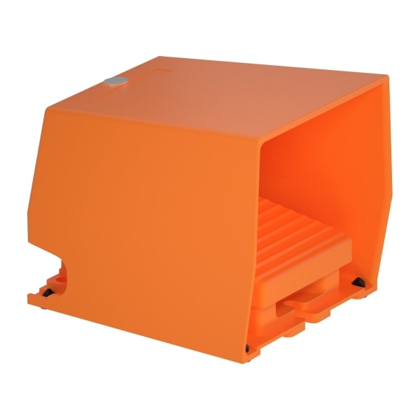 SCHNEIDER ELECTRIC - Fußschalter XPE, einfach, Metall, or, 1-stufig, 1Ö+1S, IP66,Schutzhaube