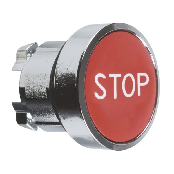 SCHNEIDER ELECTRIC - Drucktaster, Frontelement, XB4, Metall, 22mm, rot, STOP, tastend