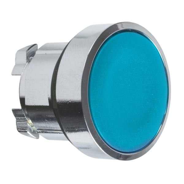 SCHNEIDER ELECTRIC - Drucktaster, Frontelement, XB4, Metall, 22mm, blau, tastend