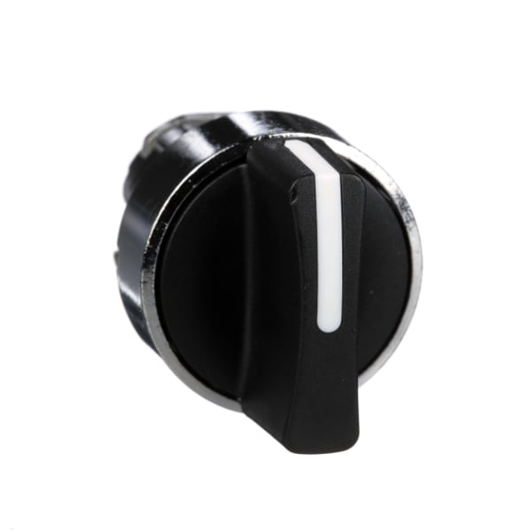 SCHNEIDER ELECTRIC - Wahlschalter Frontelement XB4, Metall, 22mm, schwarz, 3 Stell., rastend