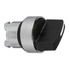 SCHNEIDER ELECTRIC - Drehwahlschalter Frontelement XB4, Metall, 22mm, schwarz, 2 Stell., tastend