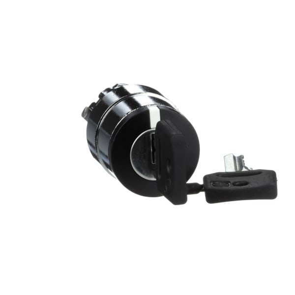 SCHNEIDER ELECTRIC - Schlüsselschalter Frontelement XB4, Metall, 22mm, schwarz, 2 Stell., rastend