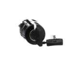 SCHNEIDER ELECTRIC - Schlüsselschalter Frontelement XB4, Metall, 22mm, schwarz, 2 Stell., rastend