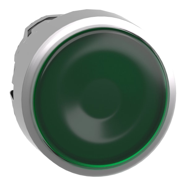 SCHNEIDER ELECTRIC - Leuchtdrucktaster Frontelement XB4, Metall, 22mm, grün, tastend, für LED