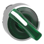 SCHNEIDER ELECTRIC - Leuchtwahlschalter Frontelement XB4, Metall, 22mm, grün, für LED, 2 Stell., rast