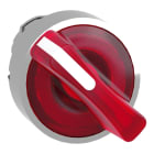 SCHNEIDER ELECTRIC - Leuchtwahlschalter Frontelement XB4, Metall, 22mm, rot, für LED, 2 Stell., raste