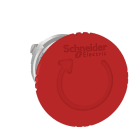SCHNEIDER ELECTRIC - Not-Aus/Not-Halt-Schalter Frontelement XB4, Metall, 22mm, rot, Pilz 40mm, Drehe