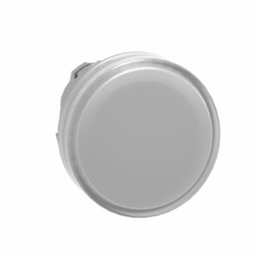 SCHNEIDER ELECTRIC - Leuchtmelder Frontelement XB4, Metall, 22mm, weiß, für LED, glatte Kalotte