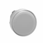 SCHNEIDER ELECTRIC - Leuchtmelder Frontelement XB4, Metall, 22mm, weiß, für LED, glatte Kalotte