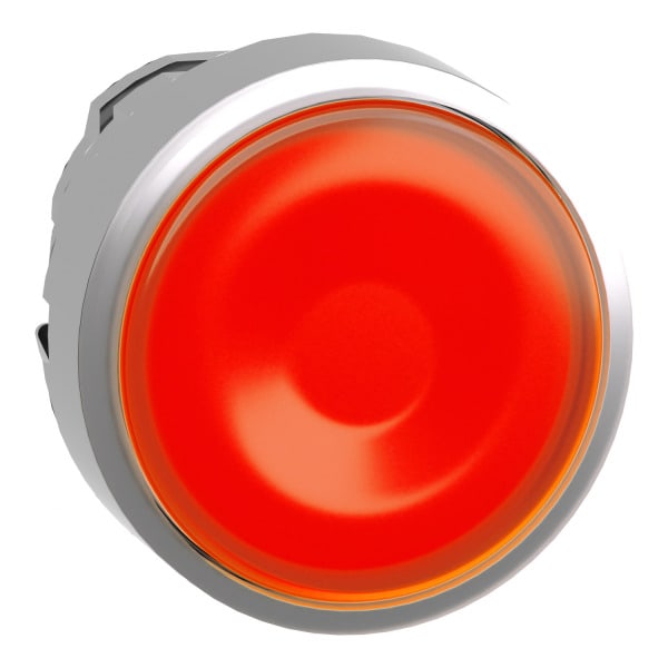 SCHNEIDER ELECTRIC - Leuchtdrucktaster Frontelement XB4, Metall, 22mm, orange, tastend, für LED
