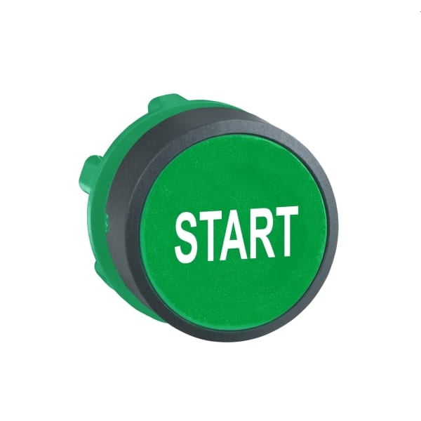 SCHNEIDER ELECTRIC - Drucktaster Frontelement XB5, Kunststoff, 22mm, grün, START, tastend