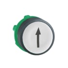 SCHNEIDER ELECTRIC - Drucktaster Frontelement XB5, Kunststoff, 22mm, weiß, Pfeil oben, tastend