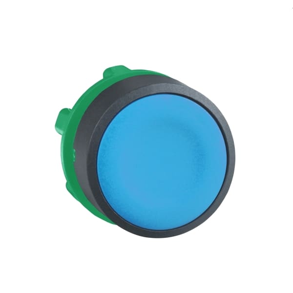 SCHNEIDER ELECTRIC - Drucktaster Frontelement XB5, Kunststoff, 22mm, blau, tastend