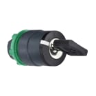 SCHNEIDER ELECTRIC - Schlüsselschalter, Frontelement, Harmony XB5, Kunststoff, 22mm, schwarz, 2 Stellungen, rastend, Ronis 421E