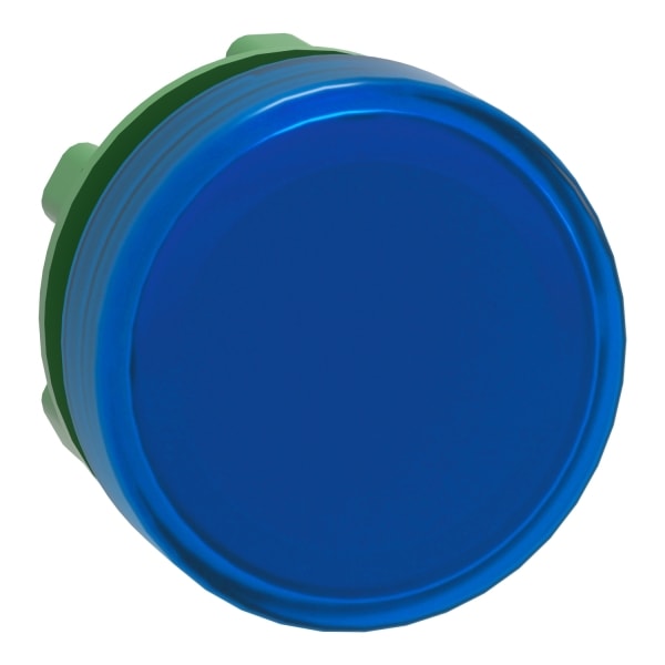SCHNEIDER ELECTRIC - Leuchtmelder Frontelement XB5, Kunststoff, 22mm, blau, für LED, glatte Kalotte