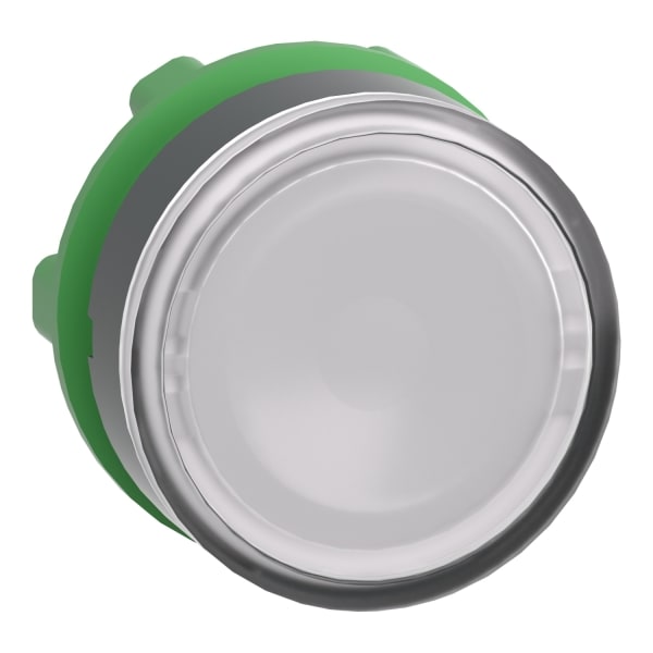 SCHNEIDER ELECTRIC - Leuchtdrucktaster, Frontelement, Harmony XB5, Kunststoff, 22mm, weiß, für universelle LED, für Einlegeschild