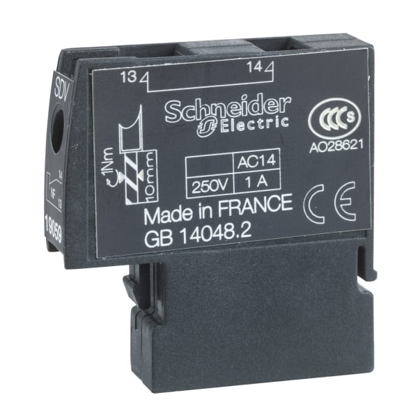 SCHNEIDER ELECTRIC - Fehlermeldeschalter SDV für NG125 und FI-Block Vigi NG125, 1Ö, 250V AC