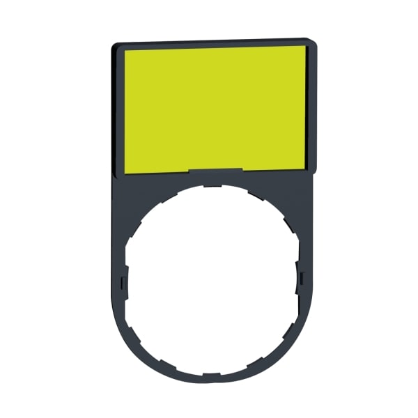 SCHNEIDER ELECTRIC - Schildträger 30x50mm m. Leerschild, für Ø 22 Geräte m. rundem Frontelement