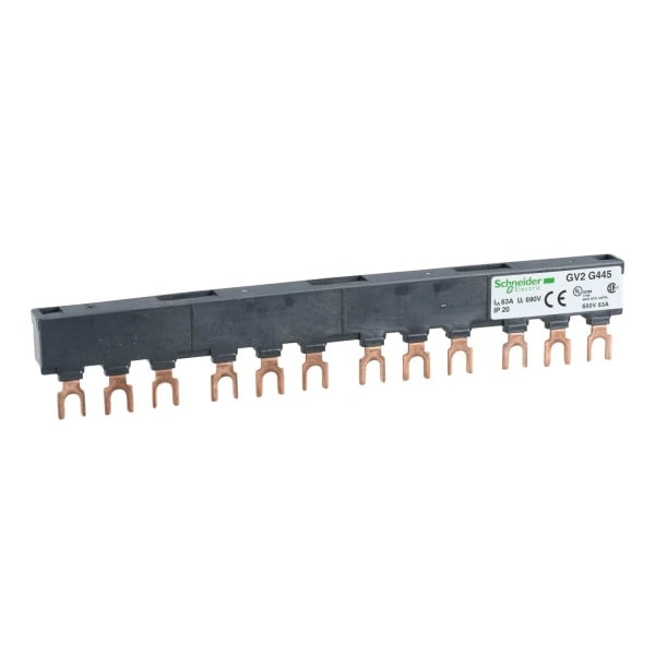 SCHNEIDER ELECTRIC - Drehstrom-Sammelschienensystem, 63A, 4Abgangsstellen, 45mm Abstand