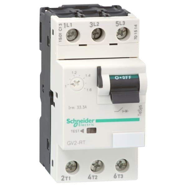 SCHNEIDER ELECTRIC - Transformatorschutzschalter, 3p, 1,6-2,5A, Kipphebel, Schraubanschluss
