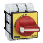 SCHNEIDER ELECTRIC - Not-Aus/Hauptschalter, 4-Loch bef., 3p, 690V, 80A, Griff rot abschließbar