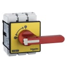 SCHNEIDER ELECTRIC - Not-Aus/Hauptschalter, 4-Loch bef., 3p, 690V, 125A, Griff lang rot abschließbar