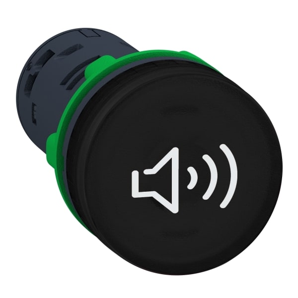 SCHNEIDER ELECTRIC - Buzzer, Summer, XB5, Kunststoff, unbeleuchtet, schwarz, 22mm, 90dB, 230VAC