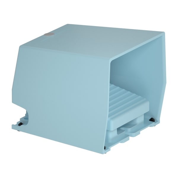 SCHNEIDER ELECTRIC - Fußschalter XPE, einfach, Metall, blau,1-stufig, 1Ö+1S, IP66,Schutzhaube,Verriegelung