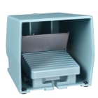 SCHNEIDER ELECTRIC - Fußschalter XPE, einfach, Metall, blau, 2-stufig, 2Ö+2S, IP66,Schutzhaube,Verriegelung