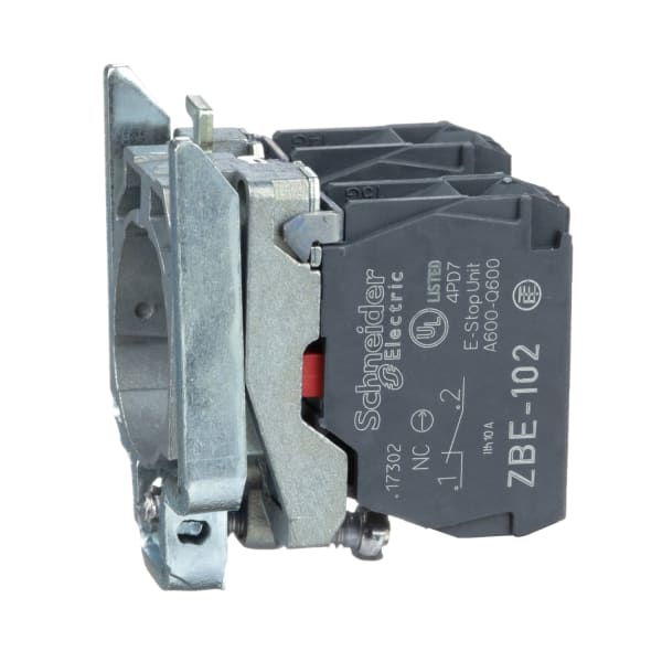 SCHNEIDER ELECTRIC - Hilfsschalterblock+Befestigungsflansch, XB4, Metall, 22mm, 30mm, 2Ö, SK