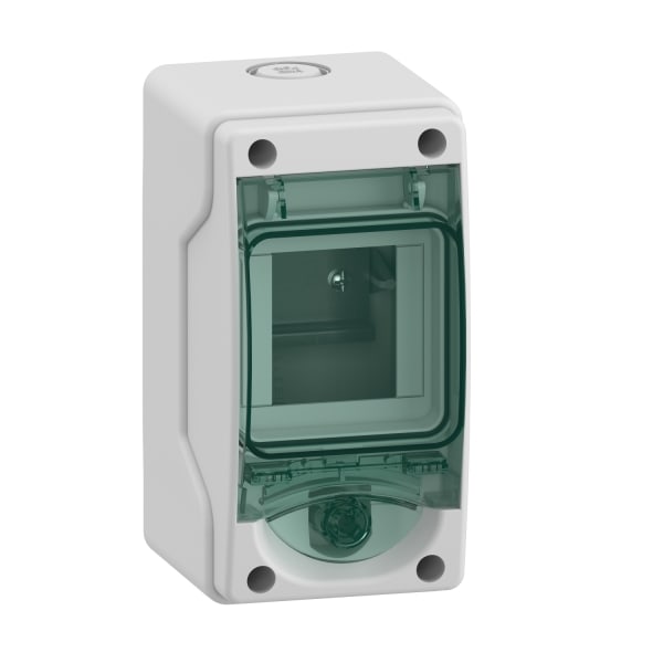 SCHNEIDER ELECTRIC - Kaedra-Minigehäuse aufputz - IP65 1 x 3 Module - transparente Tür