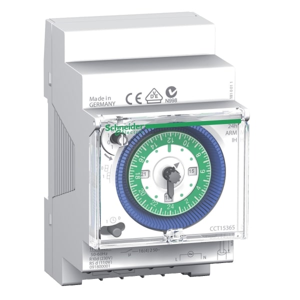 SCHNEIDER ELECTRIC - Mechanische Zeitschaltuhr, IH 24h 1c ARM, 24 Std., 200 Std. Gangreserve