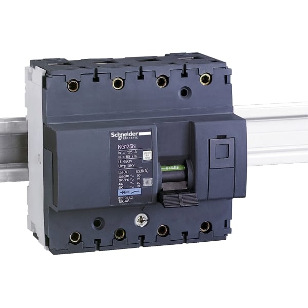 SCHNEIDER ELECTRIC - Leistungsschalter NG125N, 3P+N, 100A, C-Charakteristik