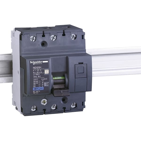 SCHNEIDER ELECTRIC - Leistungsschalter NG125H, 3-polig, 25A, C-Charakteristik