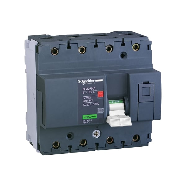 SCHNEIDER ELECTRIC - Lasttrennschalter NG125NA, 3P+N, 125A
