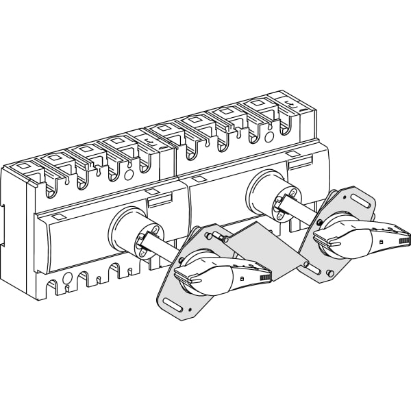 SCHNEIDER ELECTRIC - Mechanische Verriegelung,für Geräte mit erweitertemDrehantrieb,INS40-160