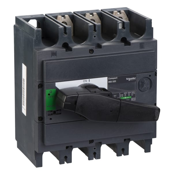 SCHNEIDER ELECTRIC - Lasttrennschalter ComPact INS320 3P 320A Festeinbau mit schwarzem Drehantrieb